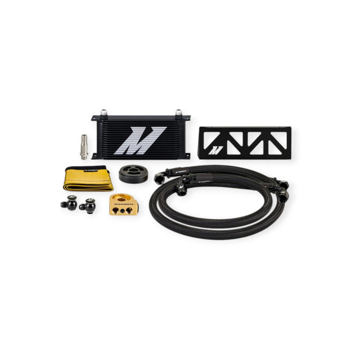 Mishimoto Oil Cooler Kit Thermostatic Black Subaru BRZ/Toyota GR86 22+ - Lunaticsco