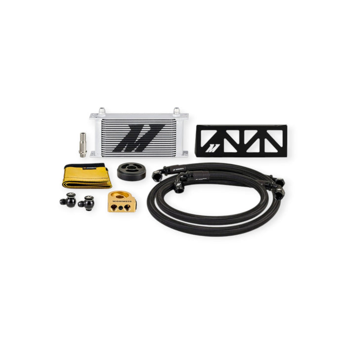 Mishimoto Oil Cooler Kit Thermostatic Silver Subaru BRZ/Toyota GR86 22+ - Lunaticsco
