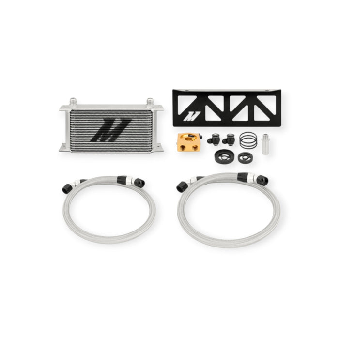 Mishimoto Thermostatic Oil Cooler Kit Silver Subaru BRZ/Scion FR - S 13+ - Lunaticsco