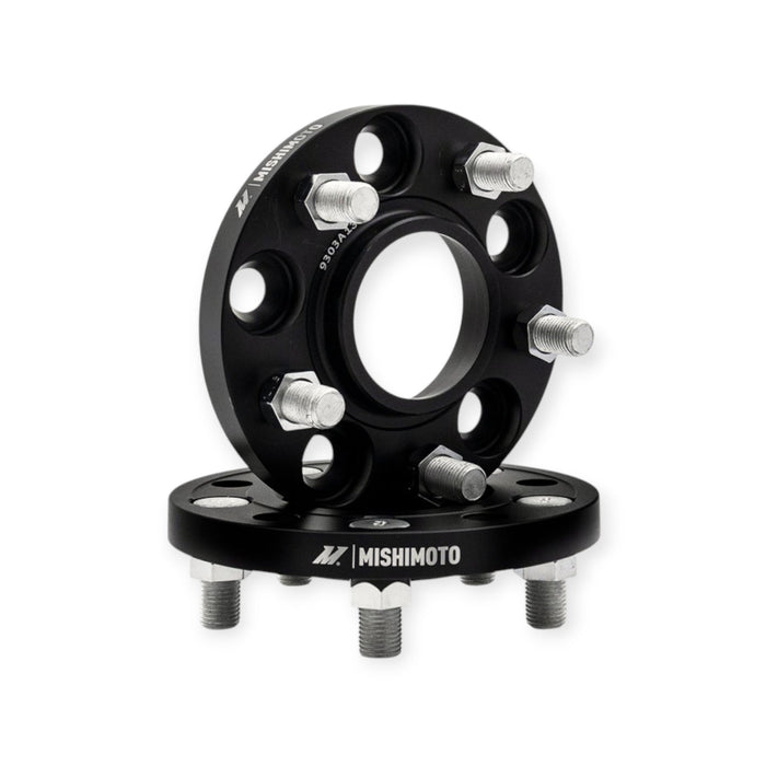 Mishimoto Wheel Spacers - 5x100 - 56.1 - 20mm - M12 - Black - Lunaticsco