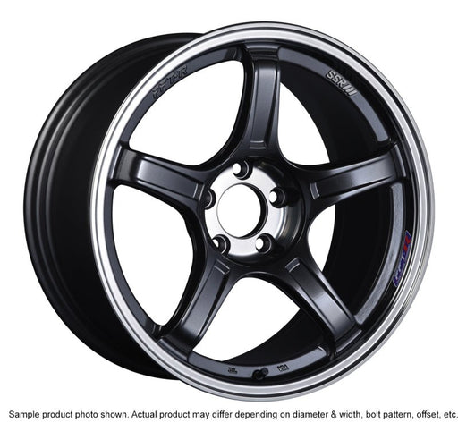SSR GTX03 18x9.5 5x100 38mm Offset Black Graphite Wheel - Lunaticsco