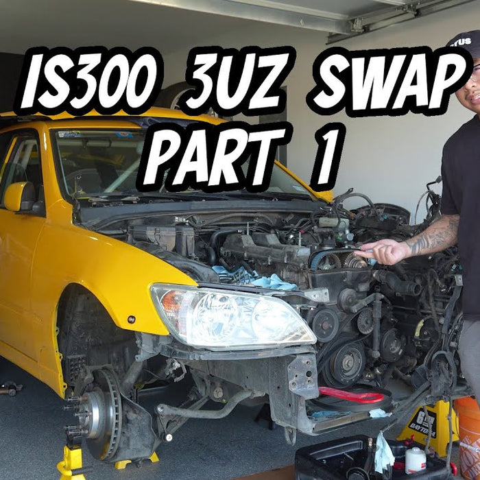 3UZ Swapping Our Lexus IS300 (Build Series Part 1) - Lunaticsco