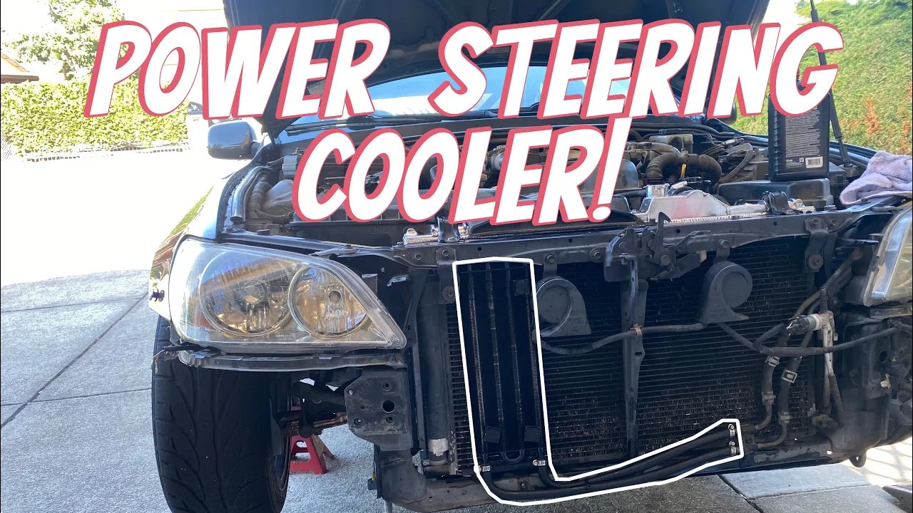 EASY Power Steering Cooler Install! IS300 - Lunaticsco