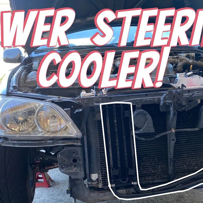 EASY Power Steering Cooler Install! IS300 - Lunaticsco