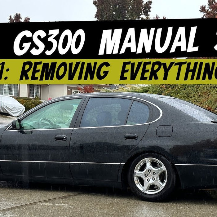 GS300 Manual Swap Part 1: Prepping the Car & All the Parts Needed - Lunaticsco