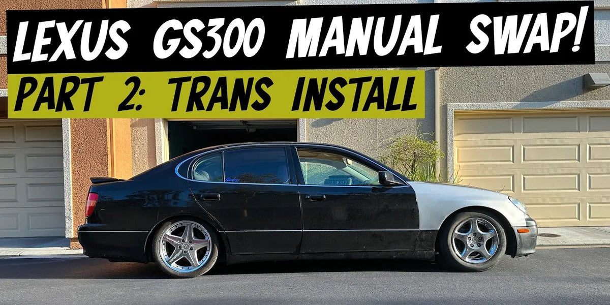 GS300 Manual Swap Part 2: Installing the Transmission & Measuring The ...