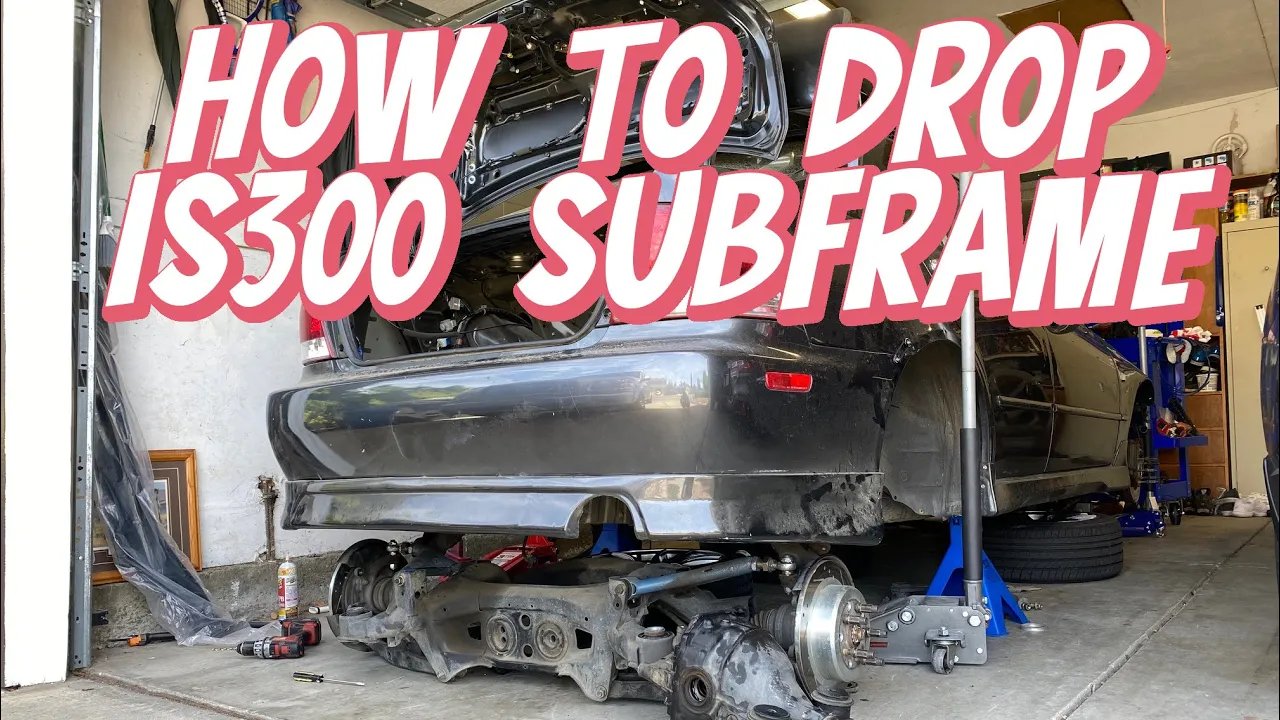 How to Drop IS300 Subframe!! - Lunaticsco