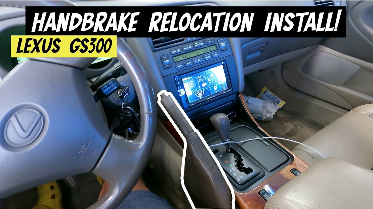 How To Install Handbrake Lexus GS300 Heat Lightning Speed Shop Bracket - Lunaticsco