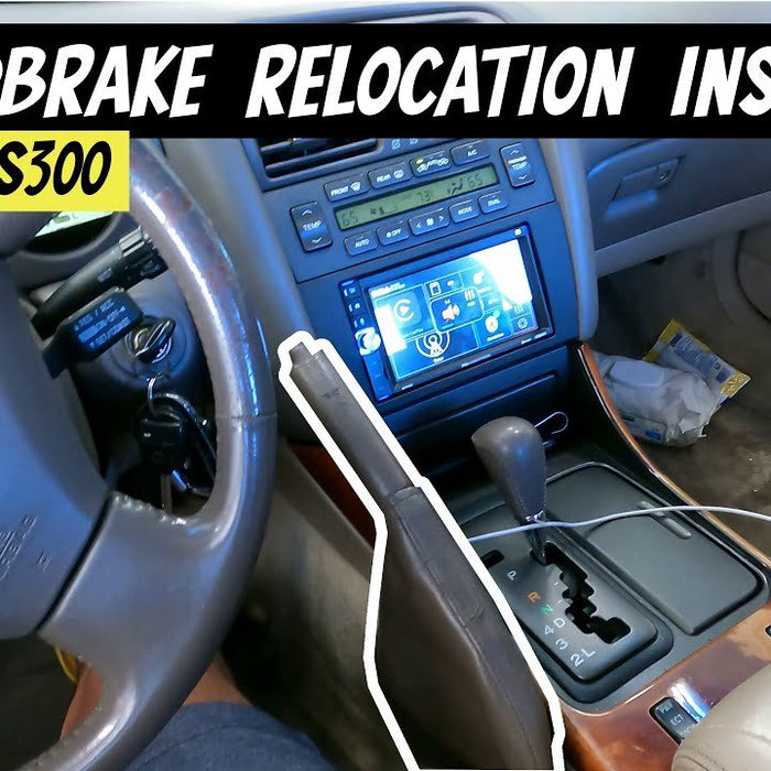 How To Install Handbrake Lexus GS300 Heat Lightning Speed Shop Bracket - Lunaticsco