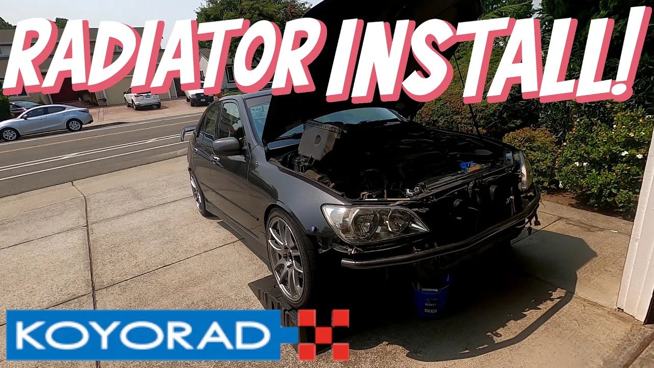 How To Install IS300 Koyo Radiator! - Lunaticsco