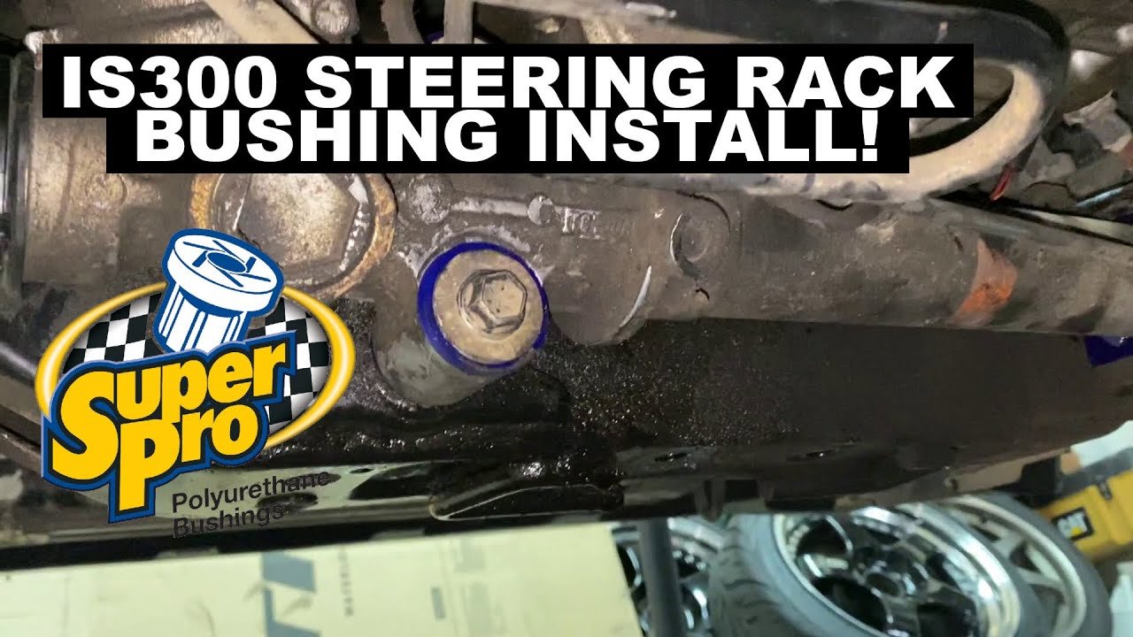 How to Install IS300/Altezza Steering Rack Bushings! Easy! — Lunaticsco