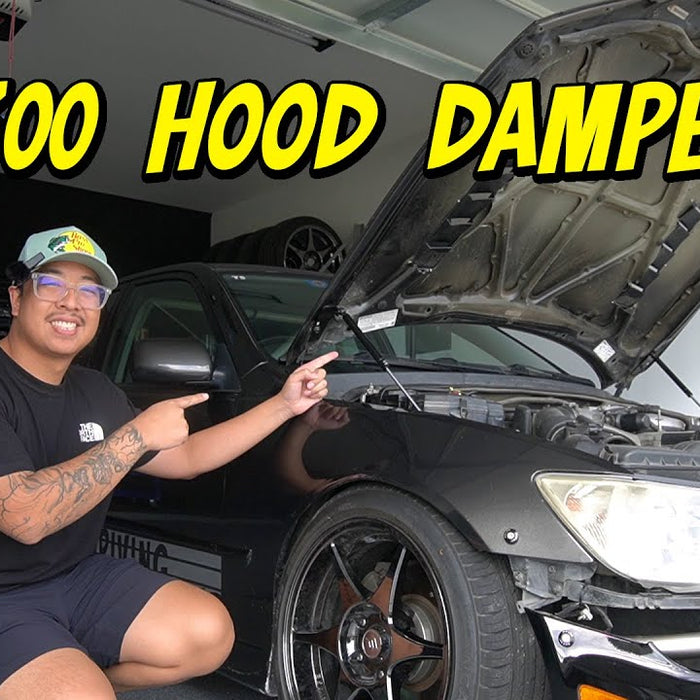 How to Install Phase 2 Motortrend Hood Dampers on a 2001–2005 Lexus IS300 - Lunaticsco