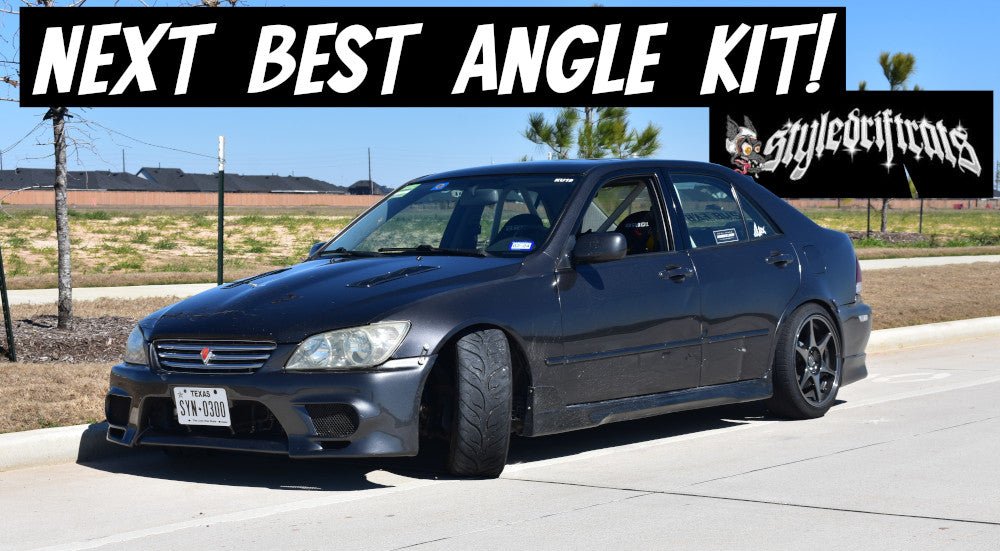 Installing a New Angle Kit on my IS300! Style Drift Rats INITIATE Angle Kit - Lunaticsco