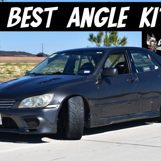 Installing a New Angle Kit on my IS300! Style Drift Rats INITIATE Angle Kit - Lunaticsco