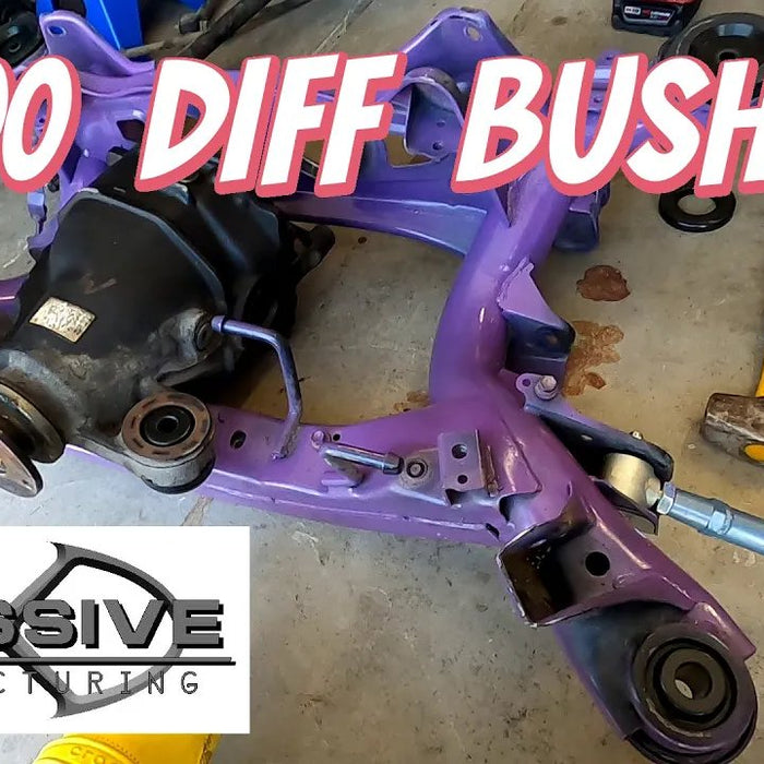 Installing Lexus IS300 Front and Rear Solid Diff Bushings! - Lunaticsco