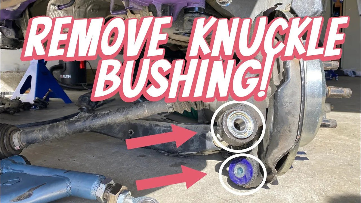 IS300 Rear Knuckle Bushing Install | Polyurethane & Spherical Upgrade ...