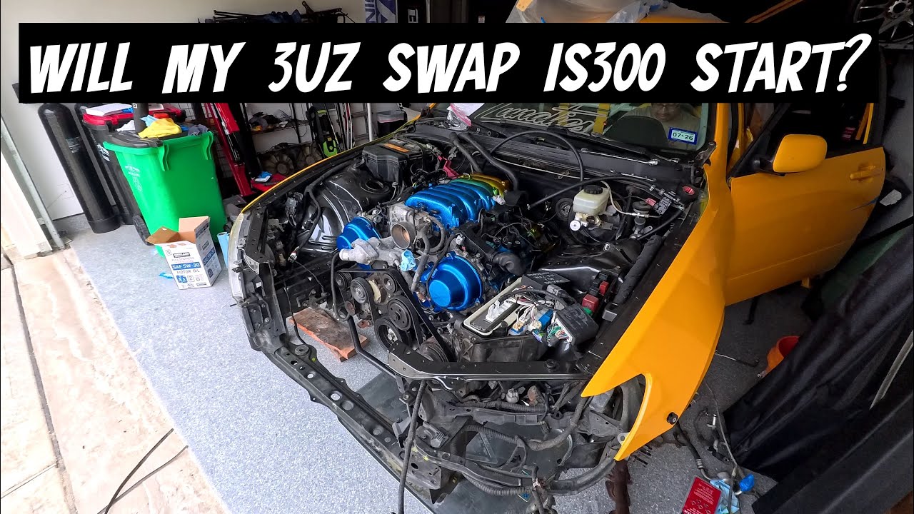 Lexus IS300 3UZ Swap Part 6: Flex Fuel & First Start - LunaticsCo