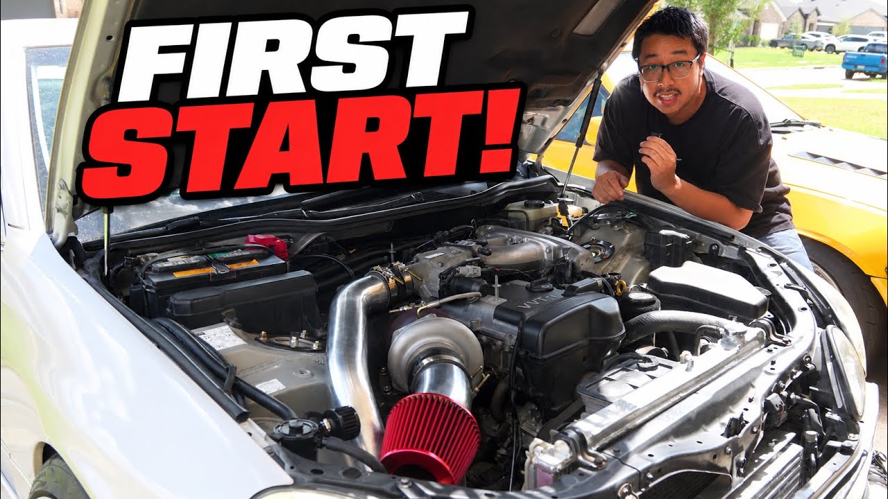 Lexus GS300 Turbo Build Part 3 | CXRacing GT35 Install and First Start