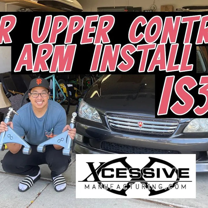 Rear Upper Control Arm Install! IS300 Xcessive Manufacturing RUCA - Lunaticsco