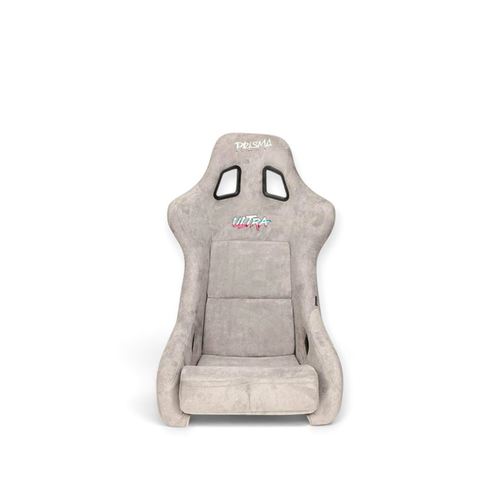 NRG FRP Bucket Seat ULTRA Edition - Large (Grey Alcantara/Pearlized Back)