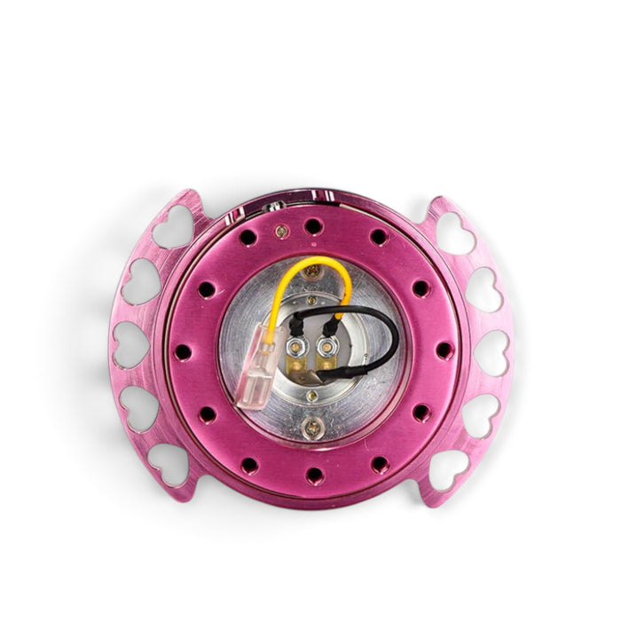 NRG Quick Release Kit - Pink Body/ Pink Heart Cutout Ring