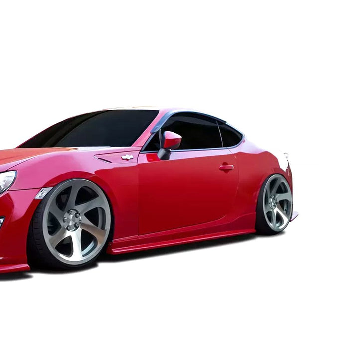 2013-2020 Scion FR-S Toyota 86 / Subaru BRZ Duraflex V-Speed Side Skirts Rocker Panels - 2 Piece - Lunaticsco