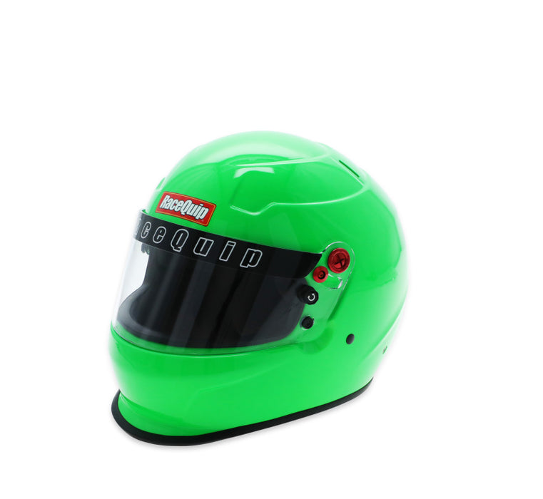 RaceQuip PRO25 Helmet, Snell SA2025, Hi-Vis Green - Medium