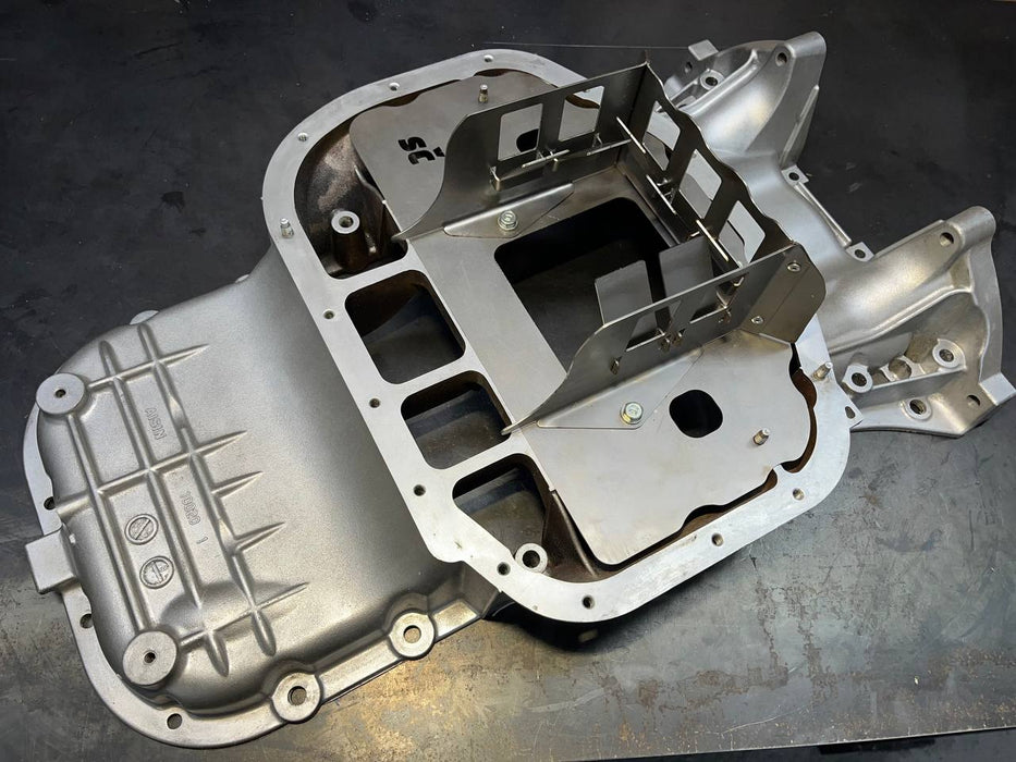 3UZ - FE VVTI Rear Sump Oil Pan Baffle Anti Oil Starvation Upgrade Lexus LS430 01 - 06 - Lunaticsco
