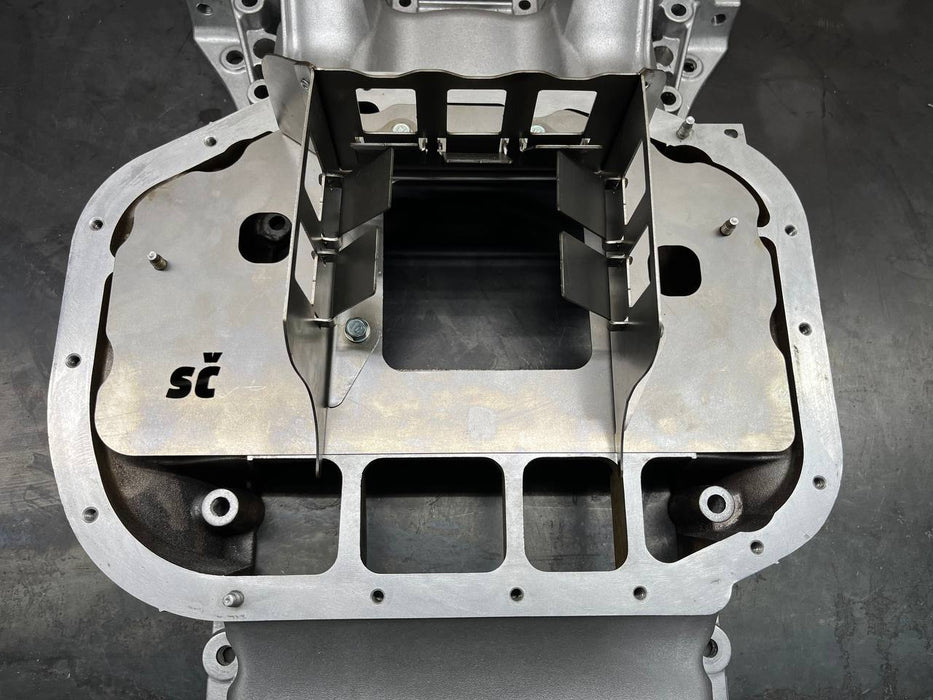 3UZ - FE VVTI Rear Sump Oil Pan Baffle Anti Oil Starvation Upgrade Lexus LS430 01 - 06 - Lunaticsco