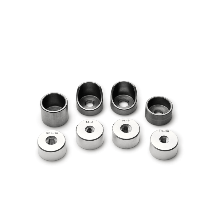 411 WORKS 1" Steel Cups with Aluminum Bungs - LunaticsCo