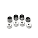 411 WORKS 1" Steel Cups with Aluminum Bungs - LunaticsCo