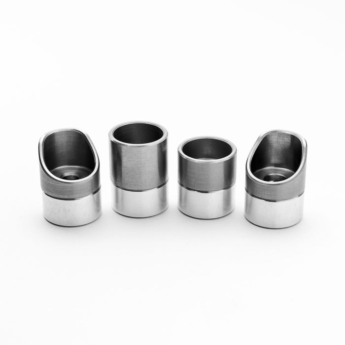 411 WORKS 1" Steel Cups with Aluminum Bungs - LunaticsCo