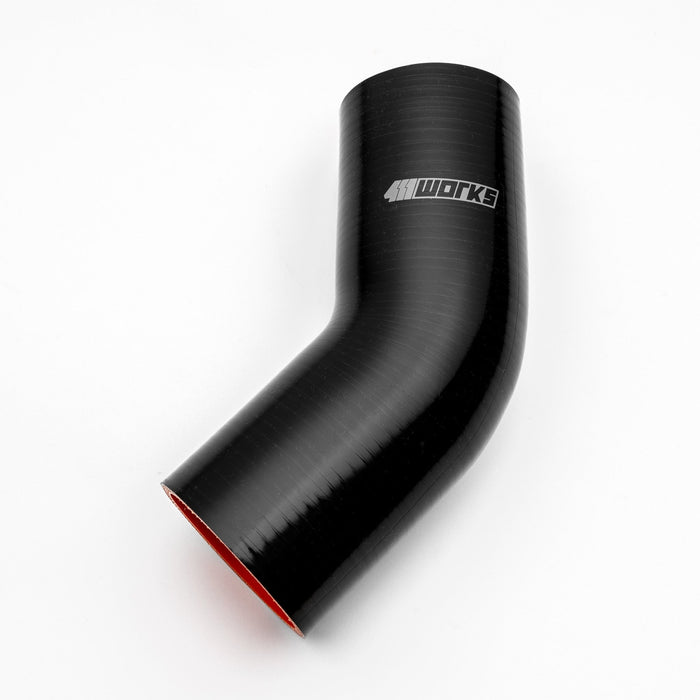 411 WORKS 45° Silicone Coupler Reinforced Multi-Ply - LunaticsCo