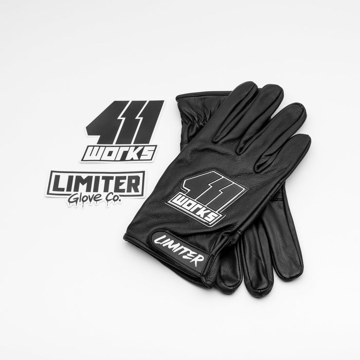 411 WORKS Goat Leather Black Welding Gloves - LunaticsCo