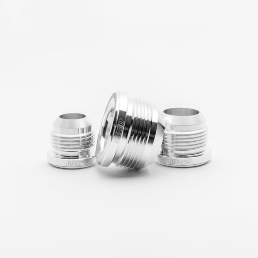 411 WORKS Male AN Weld Bungs 6061-T6 Aluminum - LunaticsCo