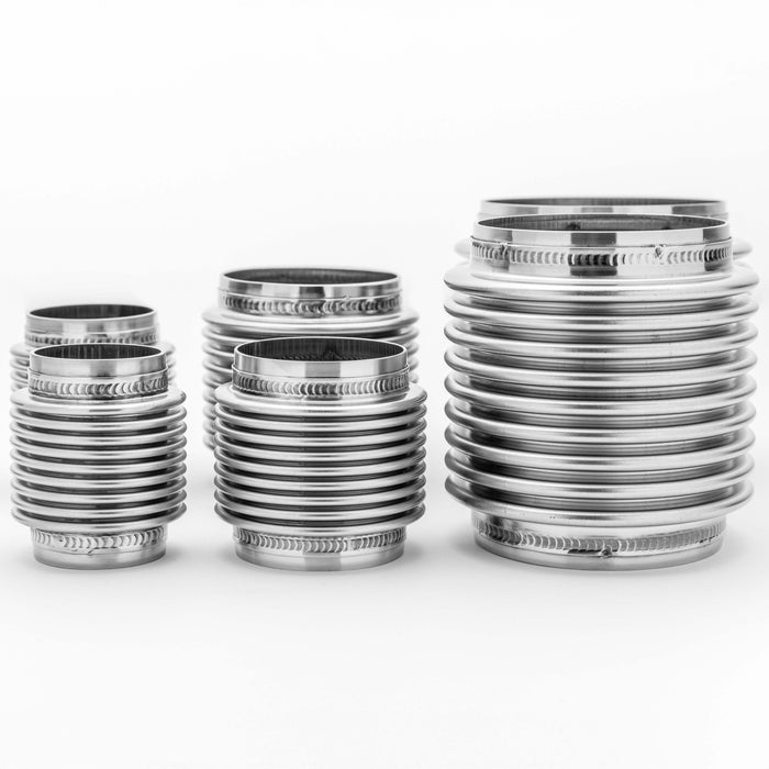 411 WORKS Stainless Steel Exhaust Flex Bellow - LunaticsCo