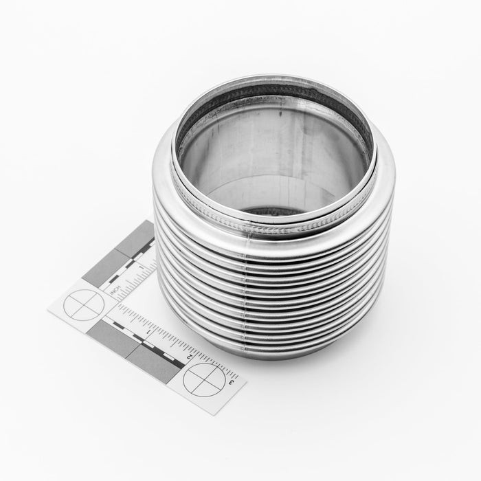 411 WORKS Stainless Steel Exhaust Flex Bellow - LunaticsCo