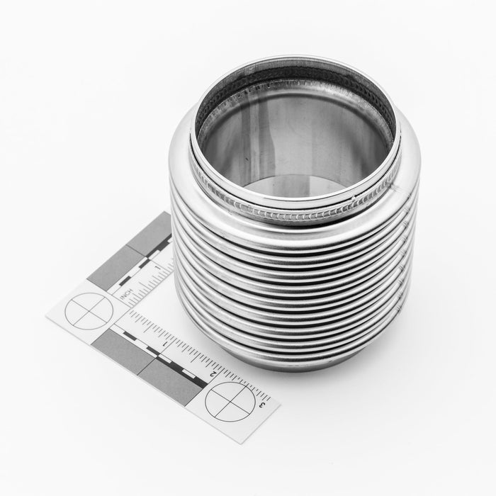 411 WORKS Stainless Steel Exhaust Flex Bellow - LunaticsCo