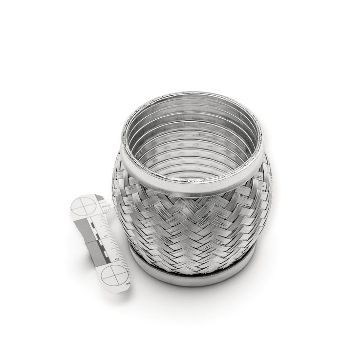 411 WORKS Stainless Steel Exhaust Flex Joint - LunaticsCo