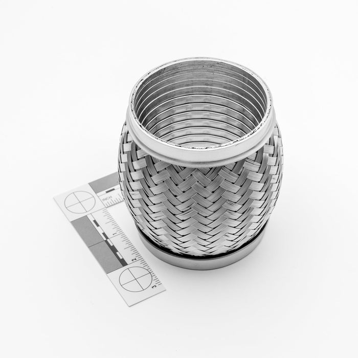 411 WORKS Stainless Steel Exhaust Flex Joint - LunaticsCo