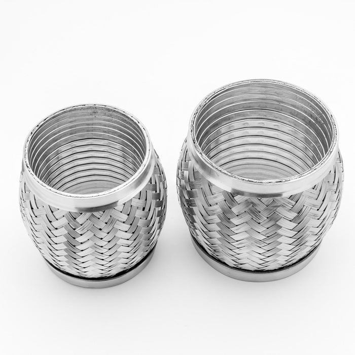 411 WORKS Stainless Steel Exhaust Flex Joint - LunaticsCo
