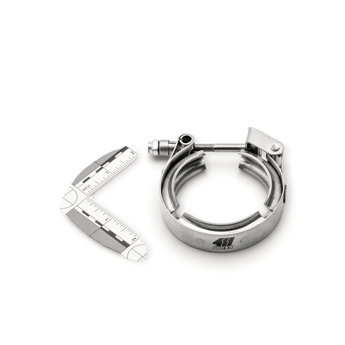 411 WORKS Stainless Steel V-Band Clamp - LunaticsCo