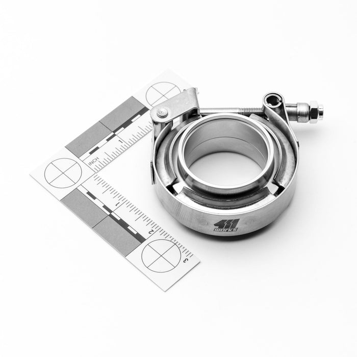 411 WORKS Stainless Steel V-Band Clamp Assembly - LunaticsCo