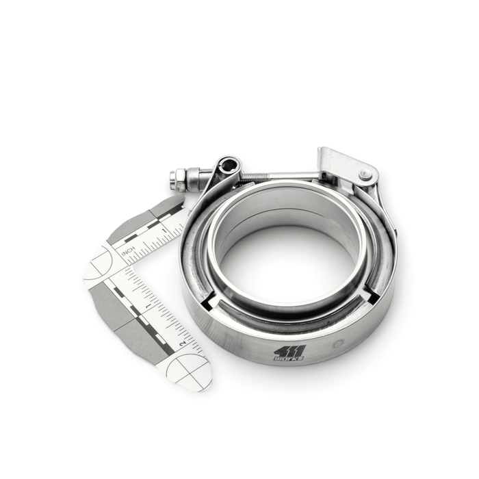 411 WORKS Stainless Steel V-Band Clamp Assembly - LunaticsCo