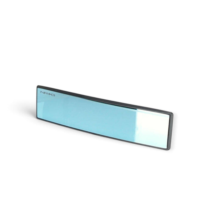 NRG 300mm Wide Panorama Clip-on Rearview Mirror - Convex w/ Blue Tint