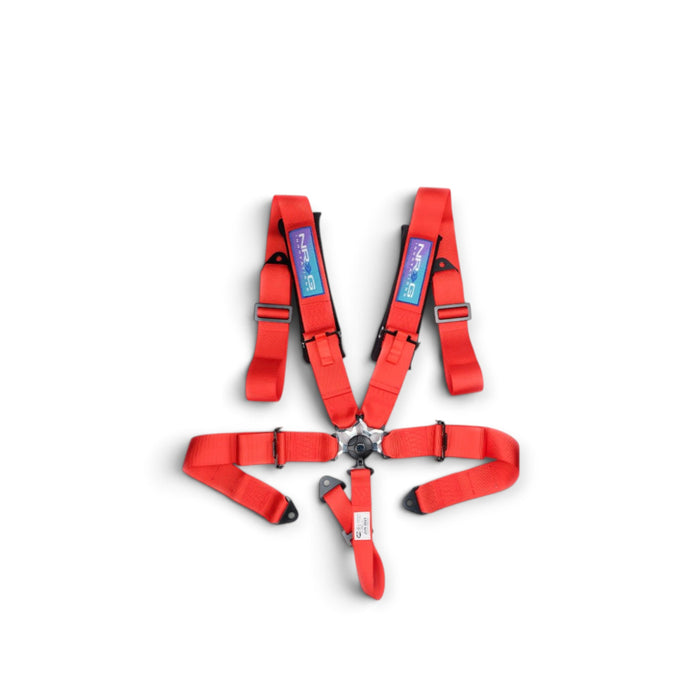 NRG 5PT 3in. Seat Belt Harness / Cam Lock - Red