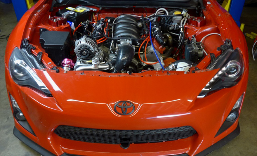 CXRacing Intercooler Piping Pipe Tube Kit 2012-2015 FR-S / Subaru BRZ LS1 Engine Swap