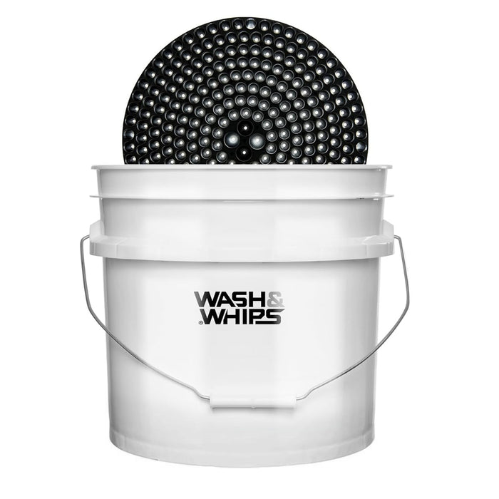 WASH&WHIPS Chenille Premium Scratch-Free Microfiber Wash Mitt & Pitstop Particle Interceptor