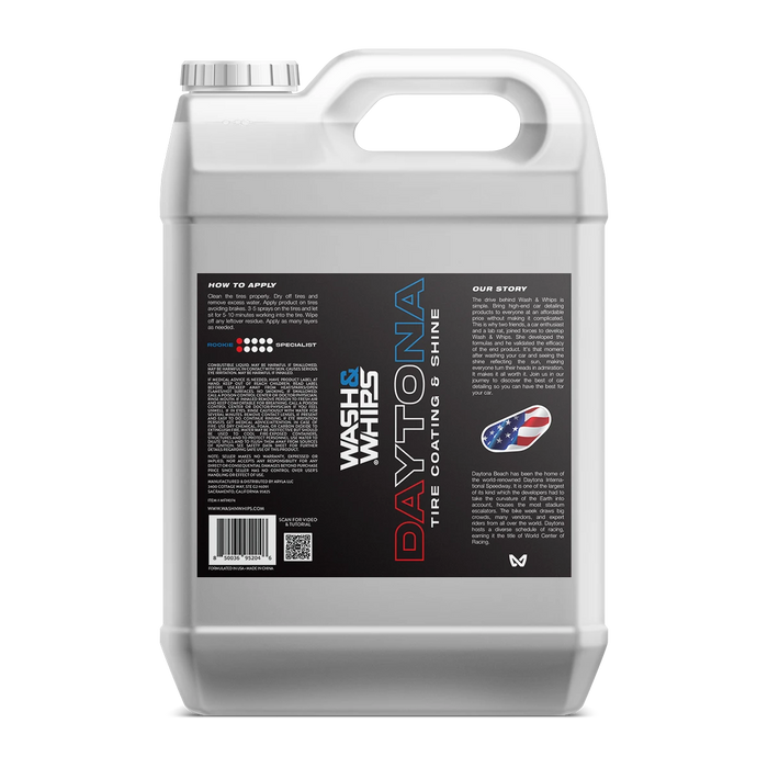 WASH&WHIPS Daytona Tire Coating & Shine