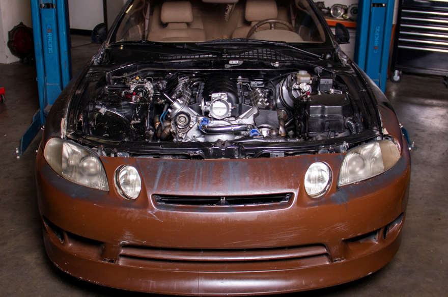 CXRacing LS1 Engine T56 Trans Mount Headers Kit For 91-00 Lexus SC300 LSX